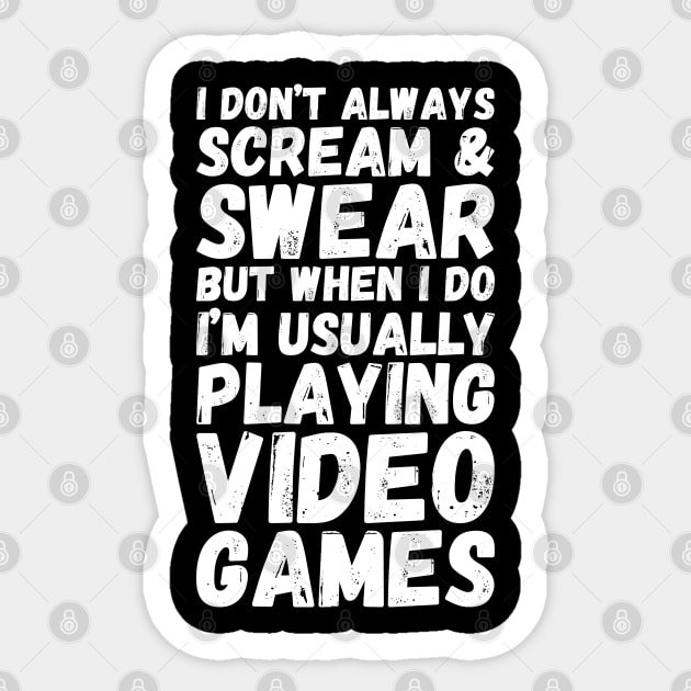 Funny Gamers Gift for Gaming Geek Sticker by DragonTees